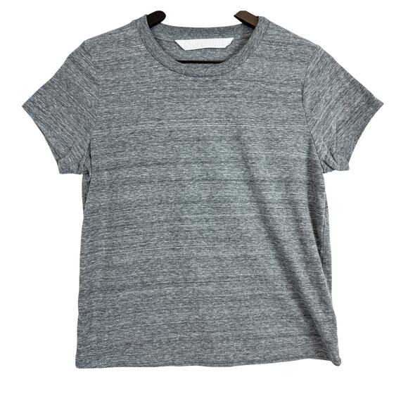 MOTHER Lil Goodie Goodie Tee Shirt in Heather Grey $95 - S - Picture 1 of 8